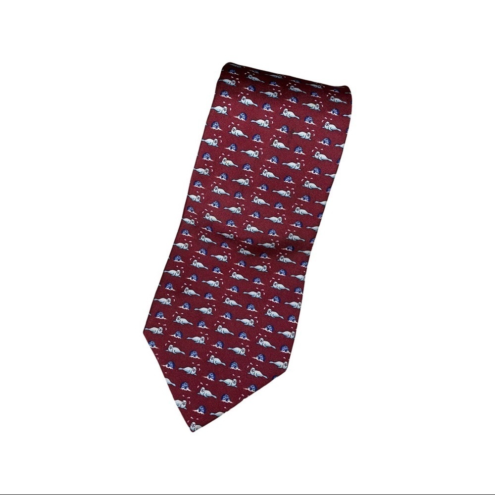 Brooks Brothers Silk Tie Seals Igloos